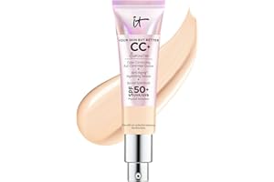 IT Cosmetics Your Skin But Better CC+ Cream Illumination - Color Correcting Cream, Full-Coverage Foundation, Hydrating Serum & SPF 50+ Sunscreen Radiant Finish 1.08 fl oz