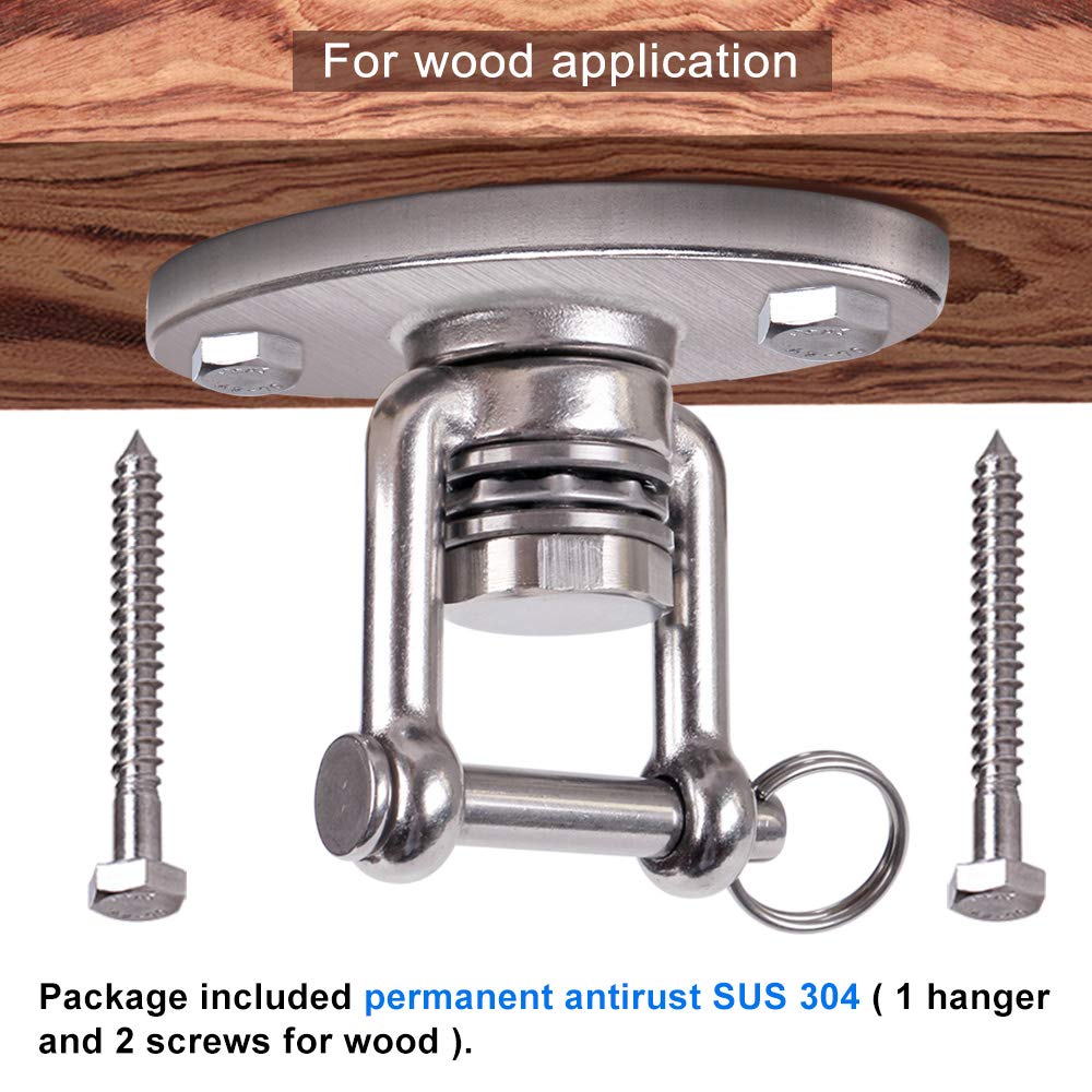 Heavy Duty 360° Rotate Swing Swivel Hook SELEWARE Bearing Swing Hangers