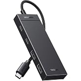 UGREEN USB C Hub, 4-in-1 USB 3.2 Adapter, 2 xUSB-C &amp; 2xUSB-A, Aluminum | 10Gbps 4 Ports Splitter Extender for MacBook Pro/Air, iPad Pro, iPhone 17, Galaxy S26, Surface, PC, Laptops and More