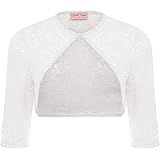 KRISP Damen Bolerojacke Festlich - Elegante Schulterjacke In 3 Modellen Für Abendkleider & Besondere Anlässe