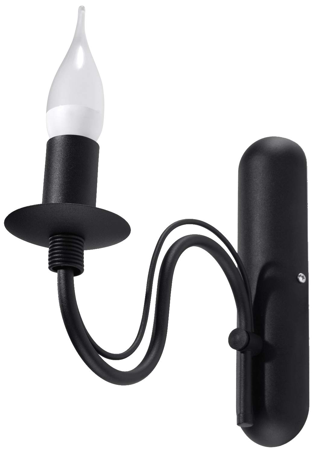 SOLLUX lighting Duomo 3M Chandelier, Ceiling Pendant Light, Industrial & Loft Style, Interchangeable E27 Bulb, 3 x 60 W, Powder Coated Steel, Black, 25 x 25 x 100 cm