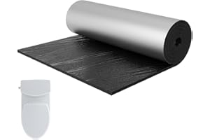 Toilet Tank Insulation Kit – 100x40cm Waterproof Anti-Freeze Cover | Aluminum Foil Rubber Cotton Liner | Condensation Prevent