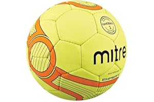 Mitre Expert Handball 32P | Soft Touch Rubber | Extra Durable, Yellow/Orange/Black, 3