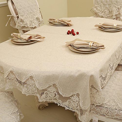 European Table-Cloth/Simple Modern Living Room TV Cabinet Table-Cloth/Cotton Lace Table Cloth-A 60x60cm(24x24inch)