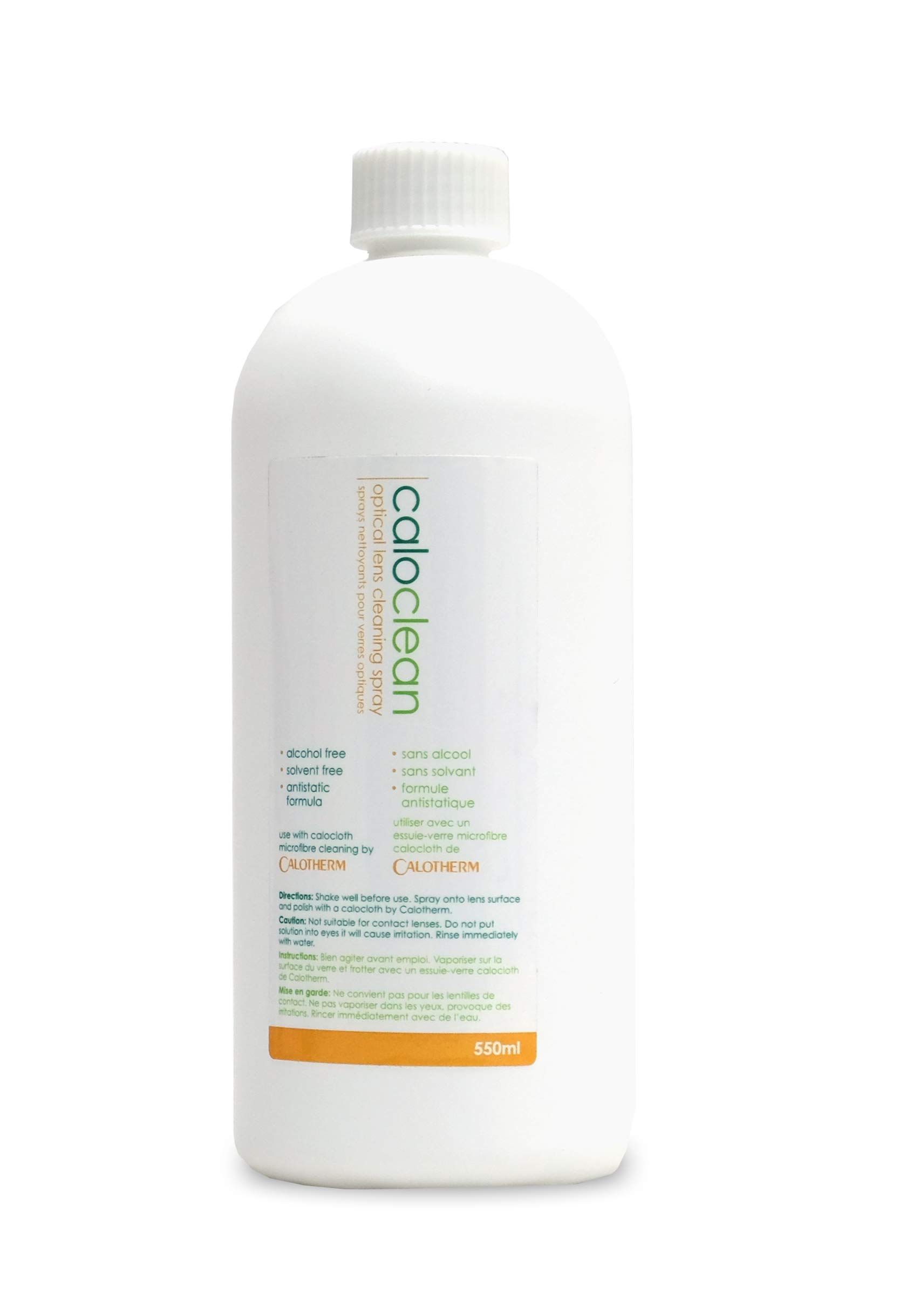 Calotherm CG550 Caloclean Eco-friendly Alcohol / Solvent Free Lens 500ml