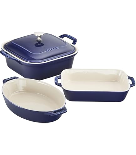 Amazon.com: STAUB Ceramics Square Covered Baking Dish, 9x9