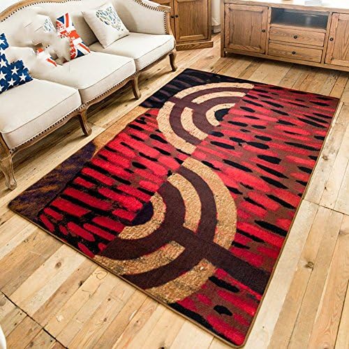 Creative National Wind Home Carpet/Carpet Living Room Coffee Table Fashion/Bedroom Bedside Mats/Retro Foot Pad-C 120x170cm(47x67inch)