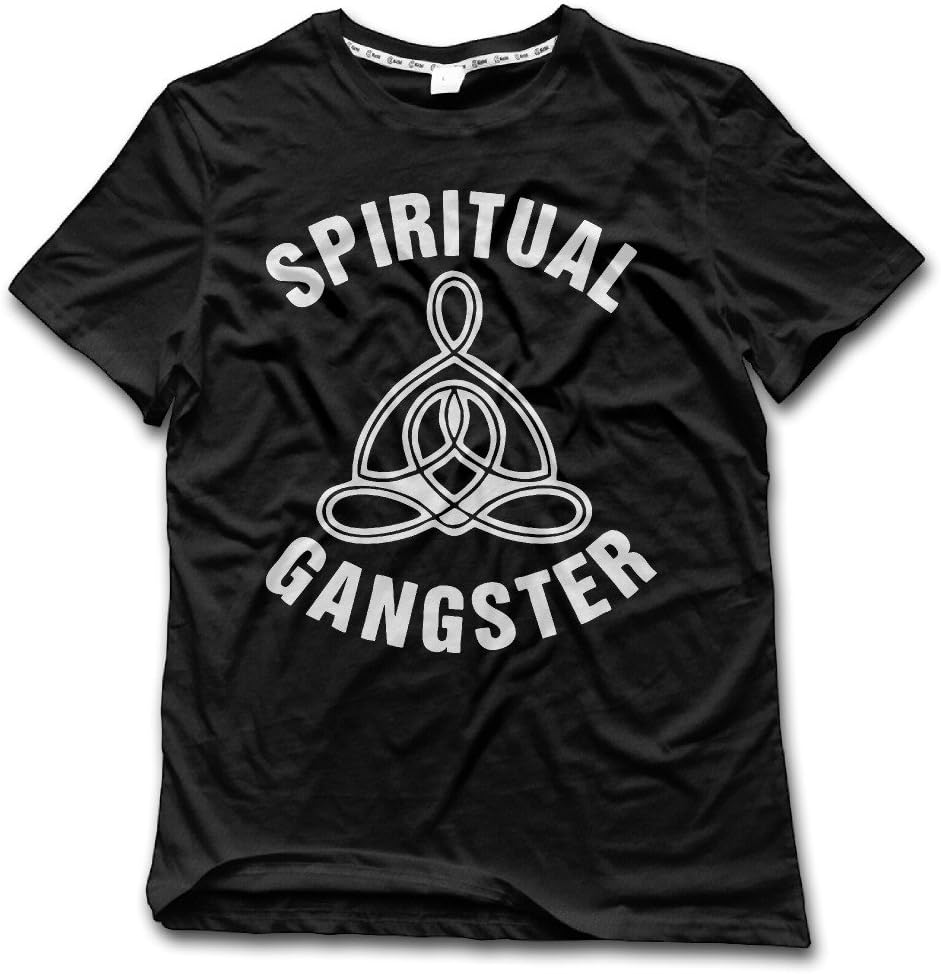 Anch Men's Spiritual Gangster Short Sleeve Crew Neck T-Shirts