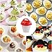 MABOLON 6 Pack Egg Cooker, Hard & Soft Maker, Non Stick Silicone Eggs Boiler Cookers without Egg Shell, BPA Free, As Seen On TV