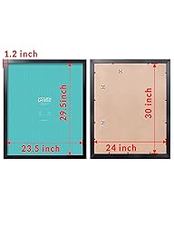 LaVie Home 24x30 Picture Frame Black, Puzzles Frame