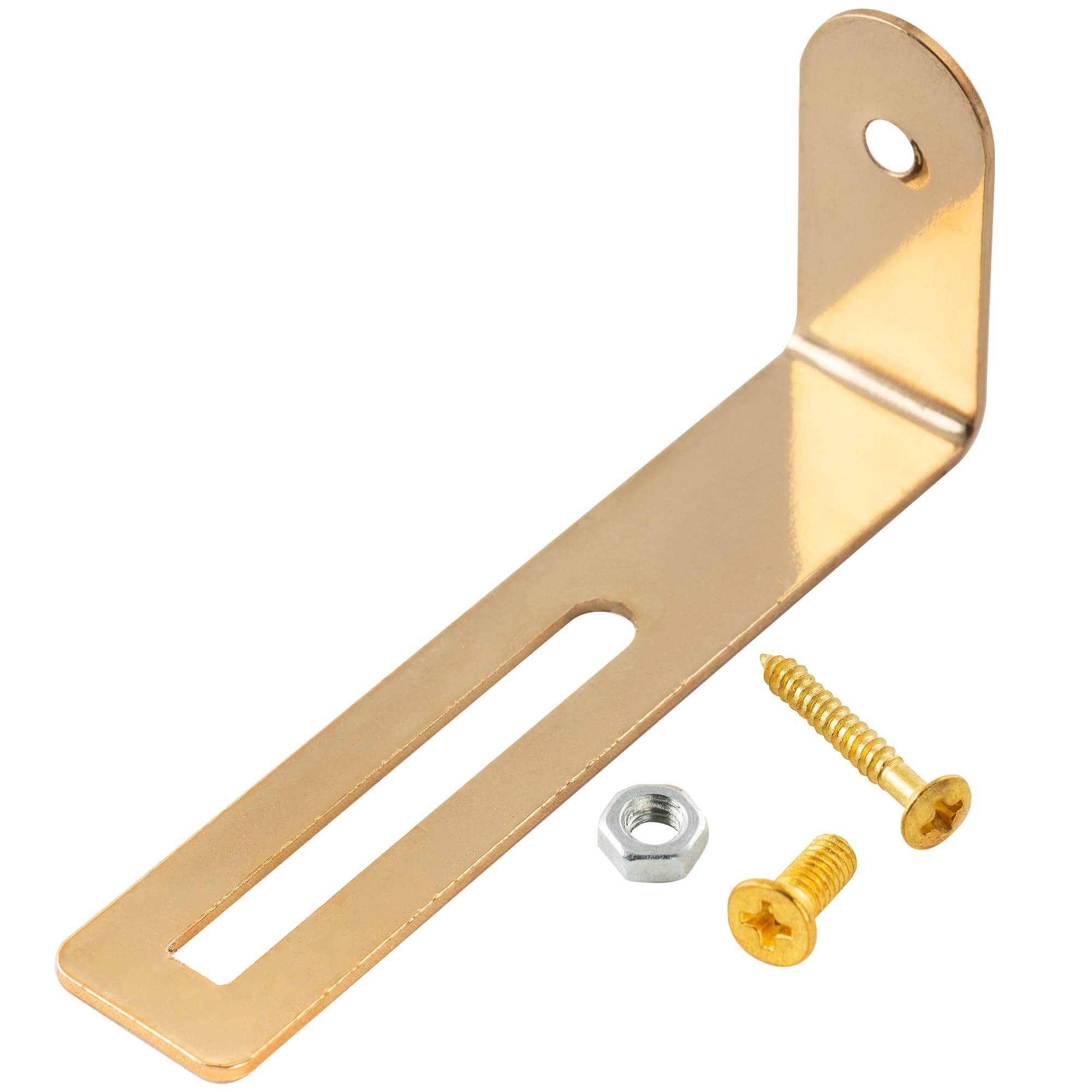 Musiclily LP Guitar Pickguard Bracket Support with Screws for Epihone Les Paul Style Electric Guitar,Gold