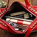 Mn&Sue Punk Slouchy Soft PU Leather Red Purse Women Handbags Top Handle Satchel Crossbody Bags