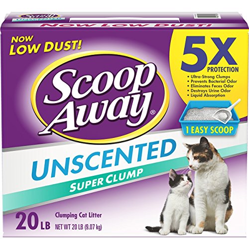 Scoop Away Super Clump, Unscented Cat Litter, 20 Pounds - Thumbnail 7