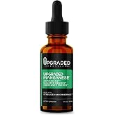 Upgraded Formulas Manganese Supplement, 2 Fluid Ounces | Liquid Nano Minerals, Antioxidant, Sharper Memory and Increased Energy, Vegan, Paleo
