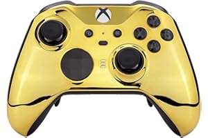 Custom Controllerzz Elite Series 2 Controller Compatible With Xbox One, Xbox Series S and Xbox Series X (Gold Chrome)