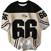 RoseSeek Boy's Color Block Jersey Shirts Short Sleeve Crew Neck Graphic Tees Sports T Shirt