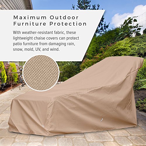 Patio Furniture Covers KoverRoos WeatherMax White Chaise Cover 80 x