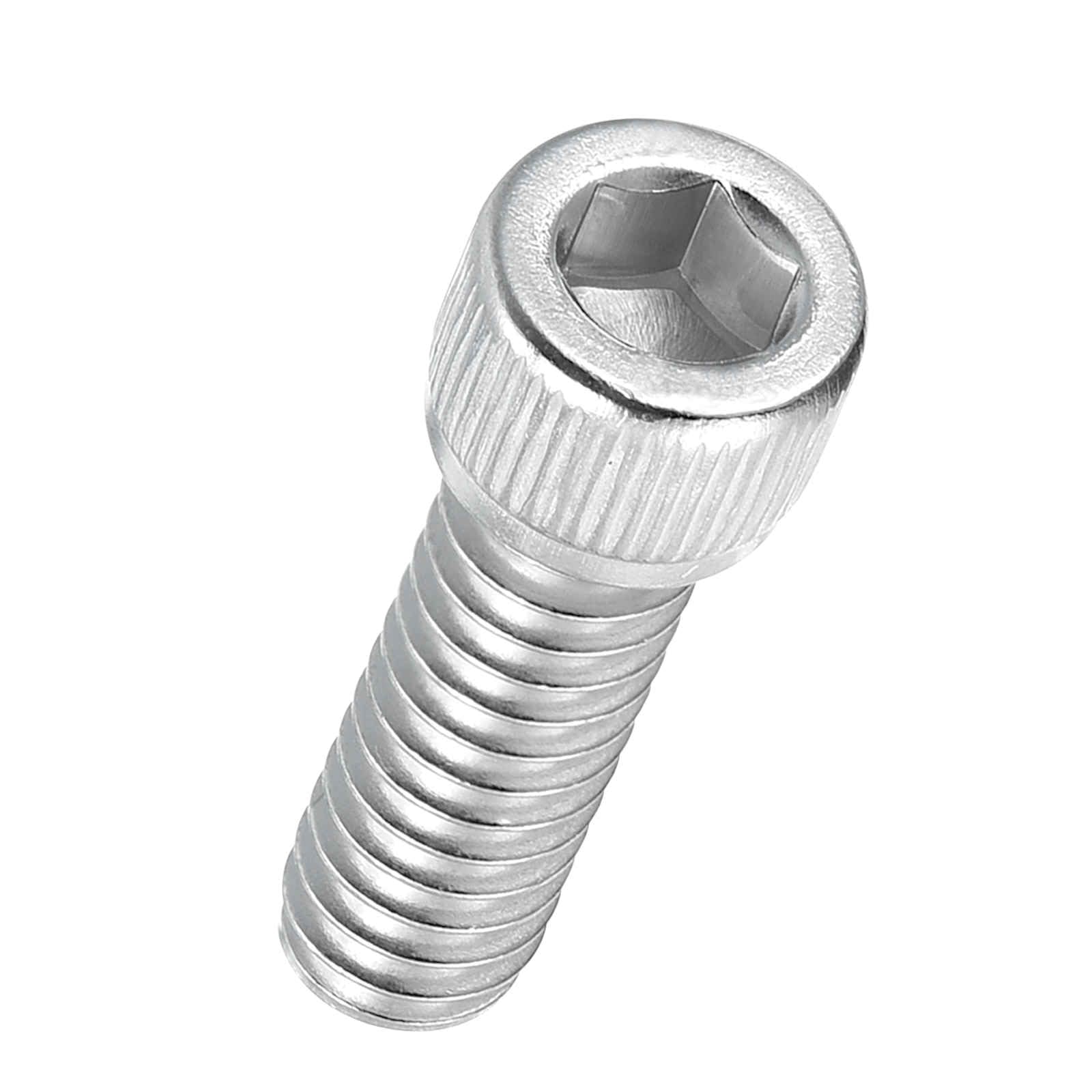 Kozelo 20pcs Socket Head Cap Screws - [3/8"-16 x 1-1/4"] UNC 304 Stainless Steel Allen Socket Drive for Electrical Motor 3D Printing Fan Engine Replacement Use, Silver — image 1