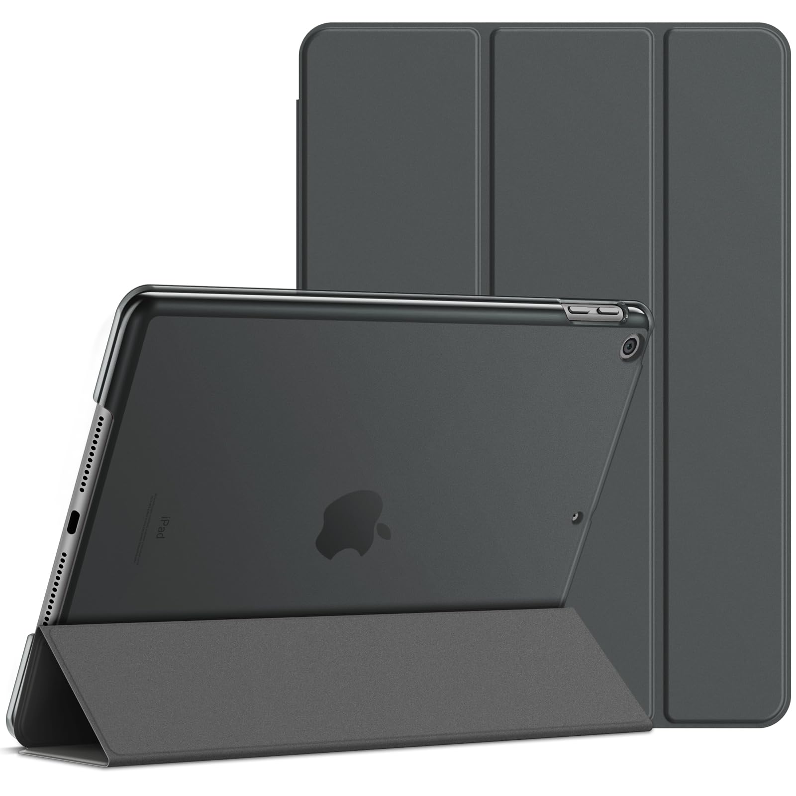 JETech Case for iPad (9.7-Inch, 2018/2017 Model, 6th/5th Generation), Smart Cover Auto Wake/Sleep (Space Grey) — image 1