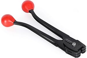 Hawaminent Sealer&Crimper Tool Double Notched Front Action - 3/4" Metal Banding Strapping with High Strength Sealing Action & Ergonomic Design & Harden Steel for Heavy Duty High Tensile Pallet Packing