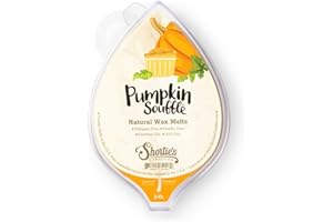 Shortie's Candle Company Pumpkin Souffle Natural Soy Wax Melts - 1 Highly Scented 3 Oz. Bar - Made with 100% Soy and Essential Fragrance Oils - Phthalate & Paraffin Free, Vegan, Non-Toxic