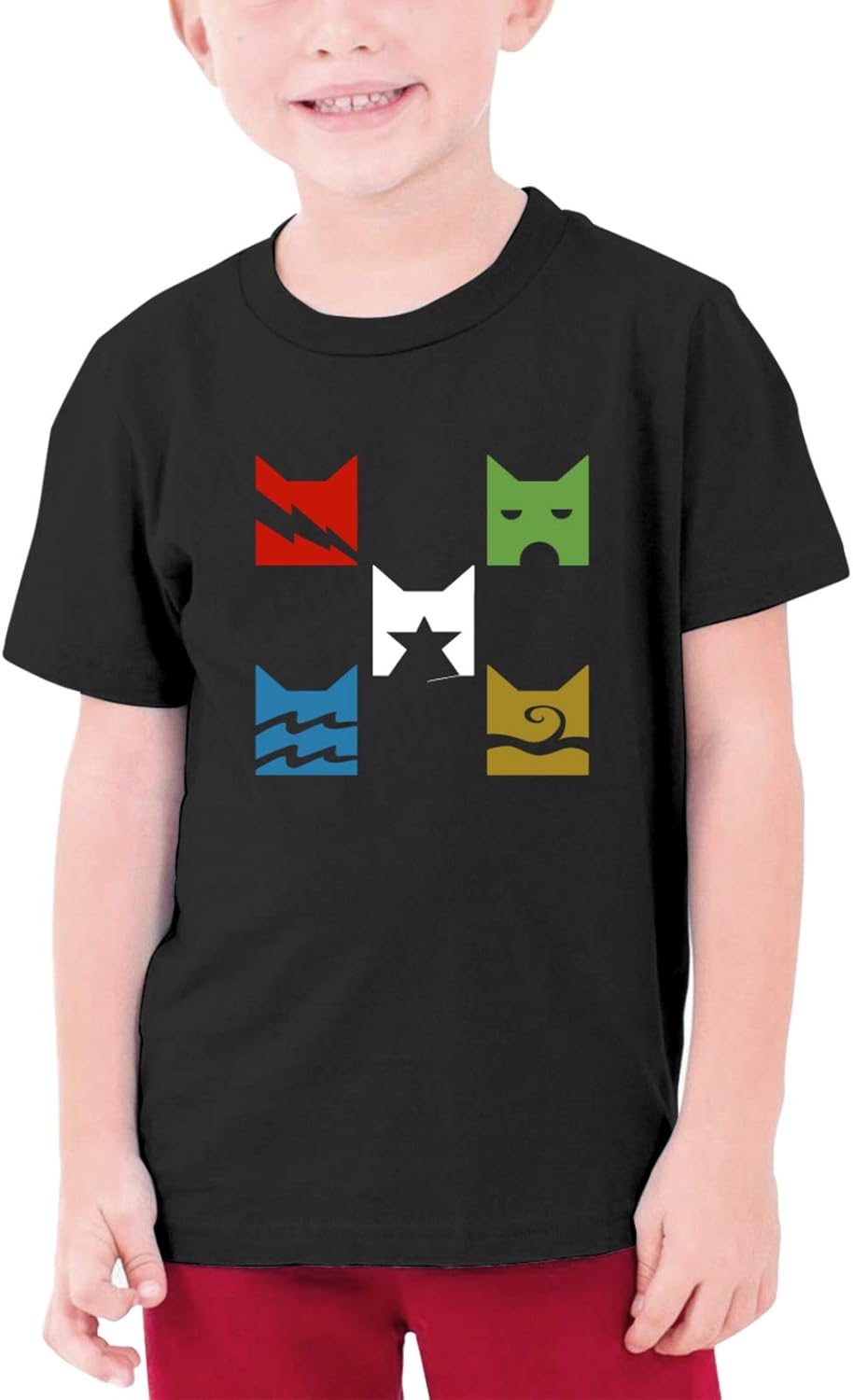 Teenage Cotton TShirt,Warrior Cats The Clans Symbol Short Sleeve Boy