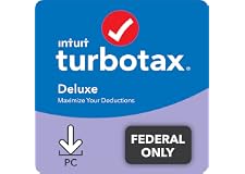 TurboTax Deluxe 2021 Tax Software, Federal Tax Return Only with Federal E-file [Amazon Exclusive] [PC Download]