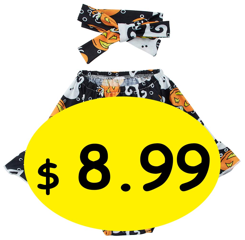 0-6Moths New Born Baby Funny Pumpkin Jumpsuit with Headband Cute2 Pcs Set Outfit Lovely Long Sleeve Top Summer Clothes Jumpsuit Size 70