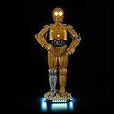 BRIKSMAX Light Kit for Lego C-3PO -Led Lighting Compatible with Lego Star Wars 75398 Building Set- Not Included Lego Set