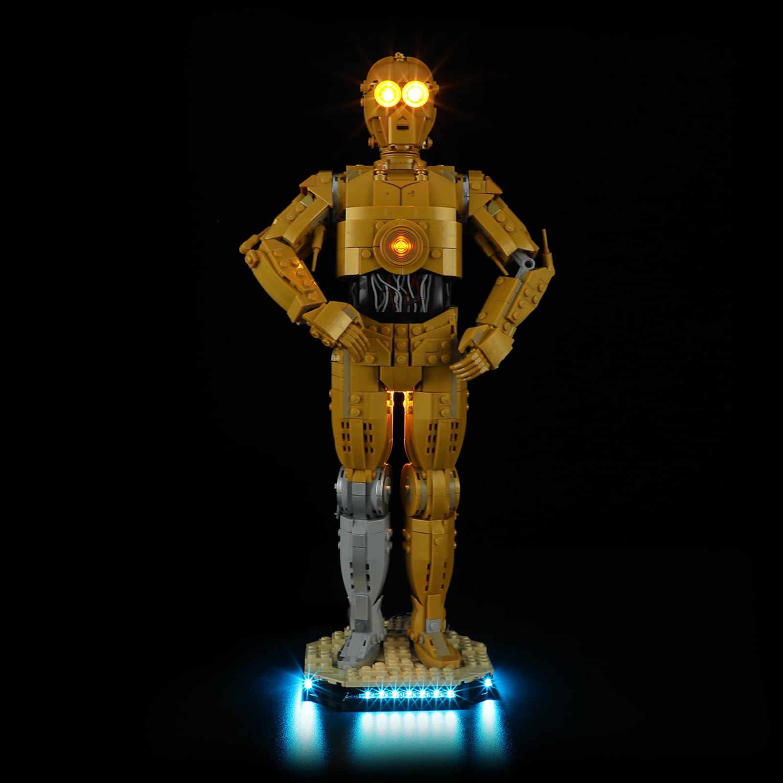 BRIKSMAX Light Kit for C-3PO - Led Lighting Compatible with Lego Star Wars 75398 Building Set