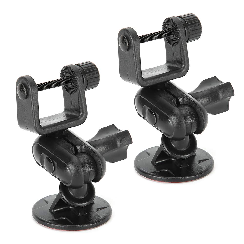 Bewinner Universal Dash Cam Mount, 360° Adjustable Suction Mount for Car Recorder, Fits Most Dash Cameras DVR (2pcs)