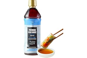 Soeos Fish Sauce, 16.9 fl oz (500ml), Savory Flavor, Premium Fish Sauce for Cooking, Crafted for Dressings and Marinades, Nat