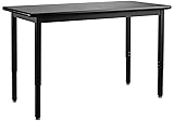 National Public Seating Steel Black Height