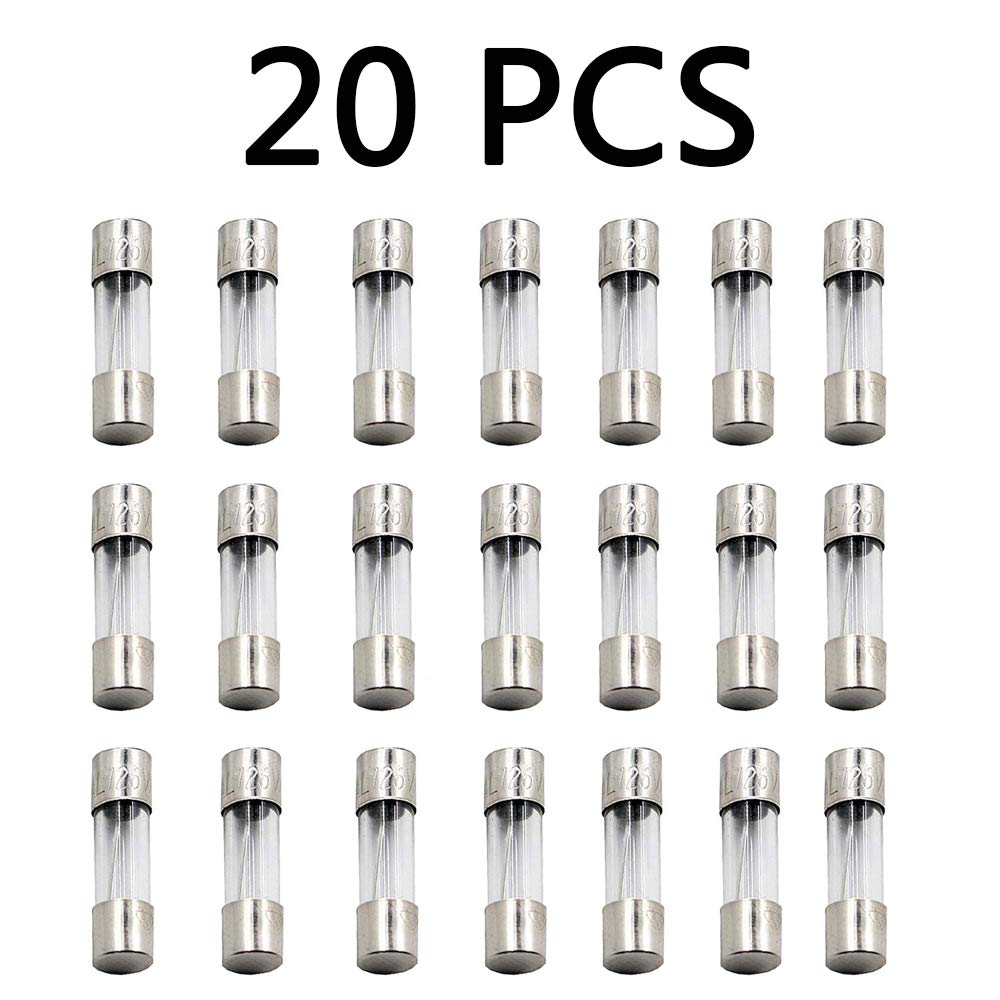 Kodobo 20 Pack F4al Fast Blow Fuse 4a 4amp 125v Glass Fuses 0 2 X 0 78 Inch 5 X 20 Mm 125volt F4a Amazon Com Industrial Scientific