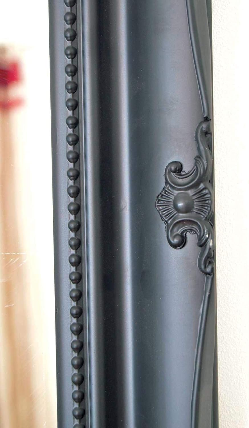 MirrorOutlet Large Black Mirror Classic Ornate Style 26 X 22,829167900, 66x56 - Image 5