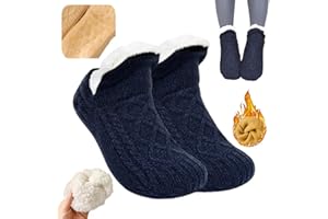 Snowsof Warm Fuzzy Winter Socks for Women - Warm Thick Socks, Thermal Snow Socks for Cold Weather