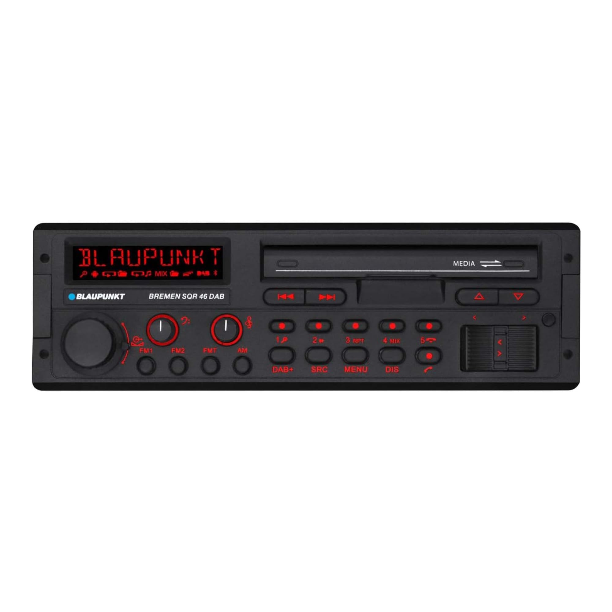 Blaupunkt BREMENSQR46 Classic Stereo with DAB+, Bluetooth, USB & AUX