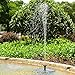 Solar Fountain Pump, Free Standing 1.4W Bird Bath Fountain Pump for Garden and Patio, Solar Panel Kit Water Pump