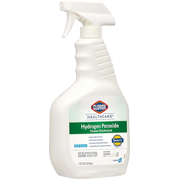 CLOROX HEALTHCARE HYDROGEN PEROXIDE CLEANER SPRAY, 32 FL OZ (PACKAGE MAY VARY)