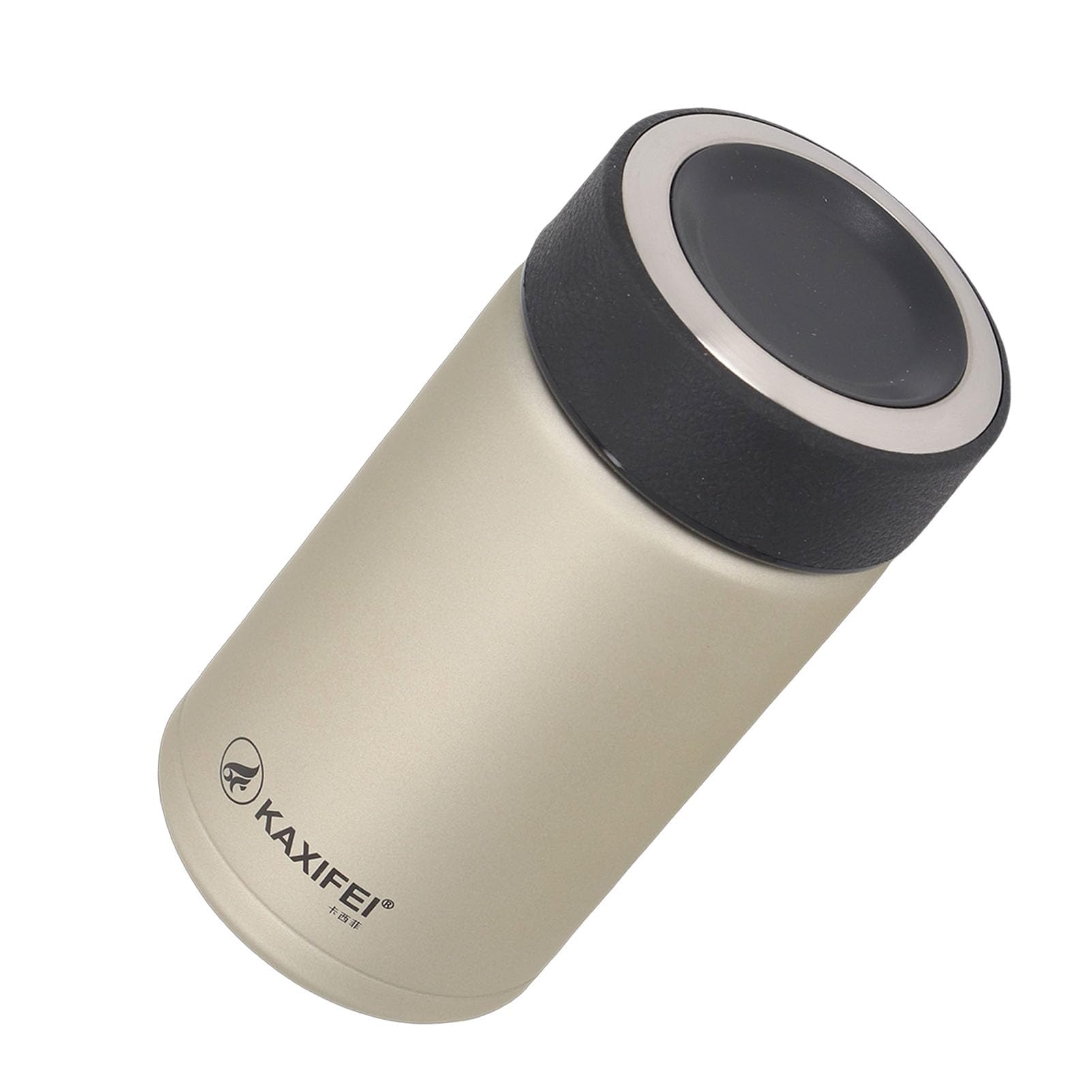 Stainless Steel Vacuum Cup Insulated Mug Thermal Insulated Coffee Water Bottle for Outdoor Travel (Champagne)