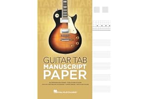 Guitar Tab Manuscript Paper Spiral-Bound Notebook for Guitarists | 80 Pages with Tablature Staves, Chord Grids & Fretboard Diagrams | Music Composition & Songwriting Book for Students & Teachers