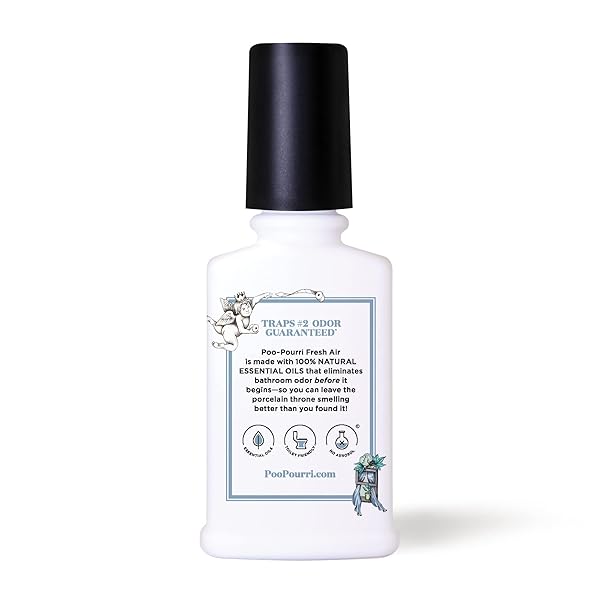 POO-POURRI BEFORE-YOU-GO TOILET SPRAY, FRESH AIR, 4 FL OZ – JASMINE, FRESH AIR AND MINT
