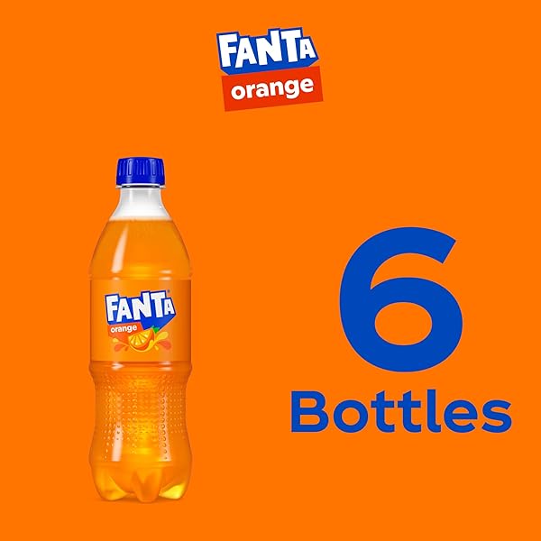 FANTA ORANGE, 16.9 FL OZ, PACK OF 6