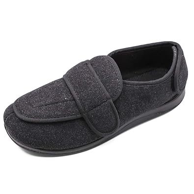 extra wide slippers for swollen feet