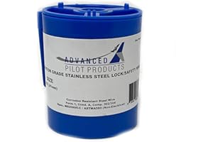 ADVANCED PILOT PRODUCTS APP - Aviation Grade Stainless Steel Safety/Lock Wire | MS20995C | ASTMA580 | 302/304 (.032" Dia - 1lb)