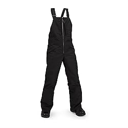 Volcom Boys Barkley Ins Bib Overall Black Large
