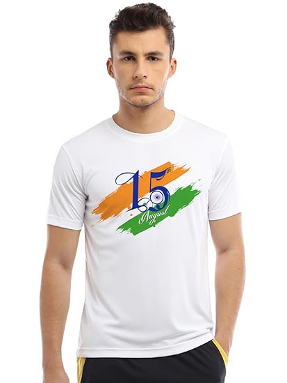 MENS INDEPENDENCE DAY T-SHIRT: Amazon.in: कपड़े और सहायक वस्तुएं