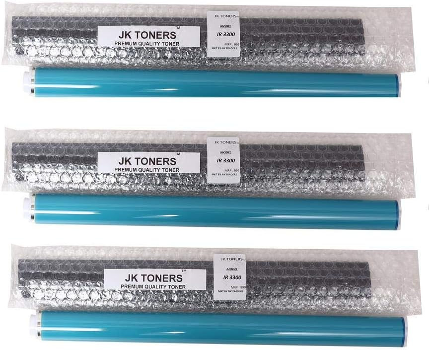 Jk Toners Copier Drum Ir 3570 Imagerunner 2230, 2270, 2830, 2870, 3025, 3025n, 3030, 3035n, 3045, 3045n, 3225, 3230, 3235, 3235i, 3245, 3245i, 3530, 3570, 4570 (Pack of 3) Single Color Toner