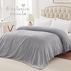 Exclusivo Mezcla Fleece Blanket for Bed, Super Soft