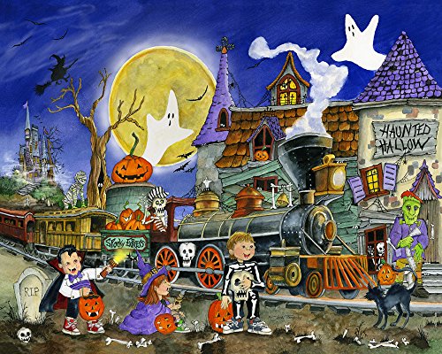 Vermont Christmas Company Spooky Express Halloween Jigsaw Puzzle 1000 Piece